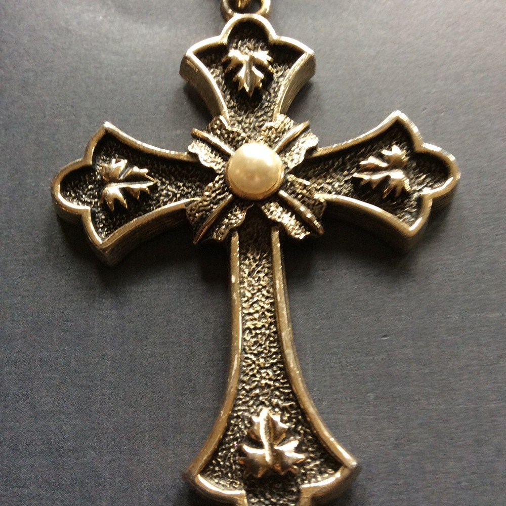 Vintage: 1975 Sarah Coventry Peace Cross. - Picture 10 of 11